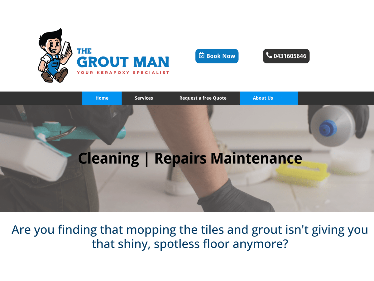 the grout man